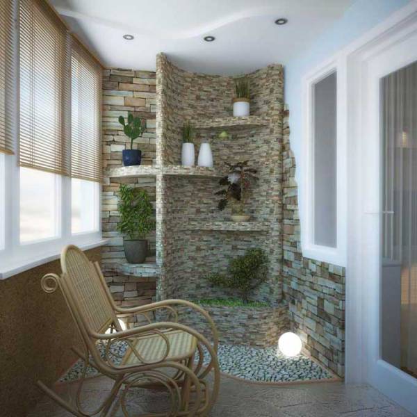 Отделка балкона: интересные идеи - фото4 Отделка балкона: интересные идеи - фото4