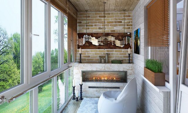 Отделка балкона: интересные идеи - фото5 Отделка балкона: интересные идеи - фото5