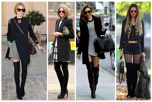 Как выбрать сапоги ботфорты и с чем носить - фото10