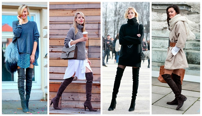 Как выбрать сапоги ботфорты и с чем носить - фото6