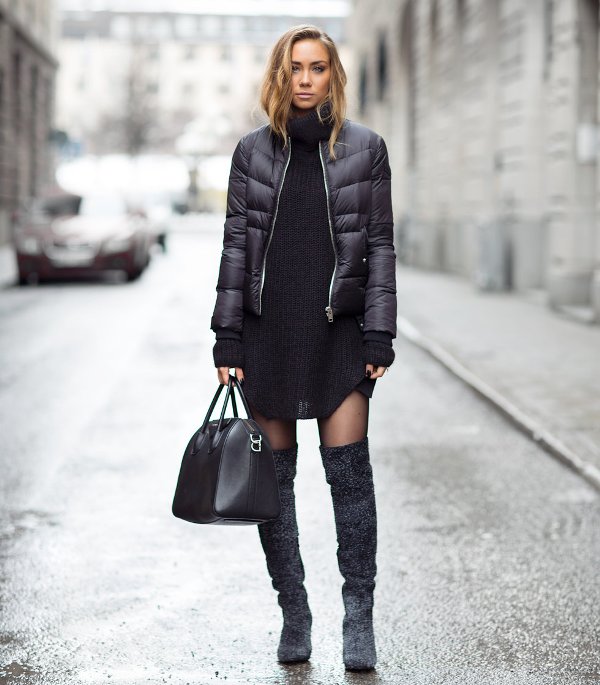 Как выбрать сапоги ботфорты и с чем носить - фото8