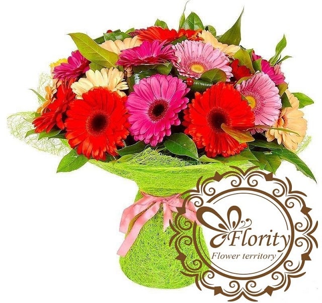 букет гербер на день рождения