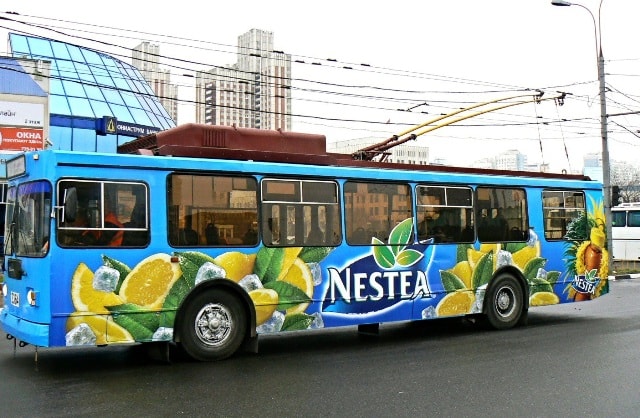 Реклама на транспорте: преимущества и особенности - фото1