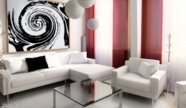 Угловые диваны в интерьере маленькой комнаты (идеи, обзор) - фото7