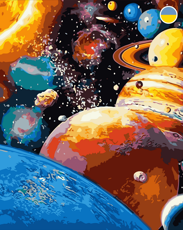 Картини за номерами космічної тематики – чудове дозвілля для кожного - фото4 Картини за номерами космічної тематики – чудове дозвілля для кожного - фото4