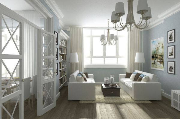 Дизайн квартиры в стиле современная классика - фото1