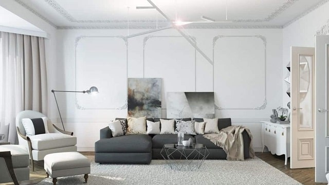 Дизайн квартиры в стиле современная классика - фото6