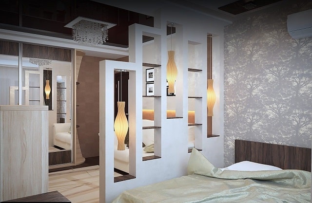 Зонирование пространства в интерьере перегородками: особенности, интересные идеи - фото4