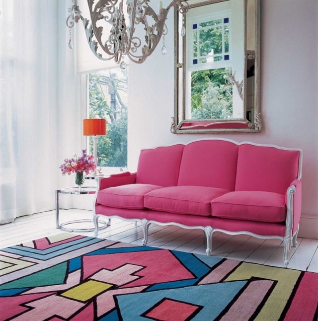 Ковры в интерьере гостиной: современные идеи - фото5