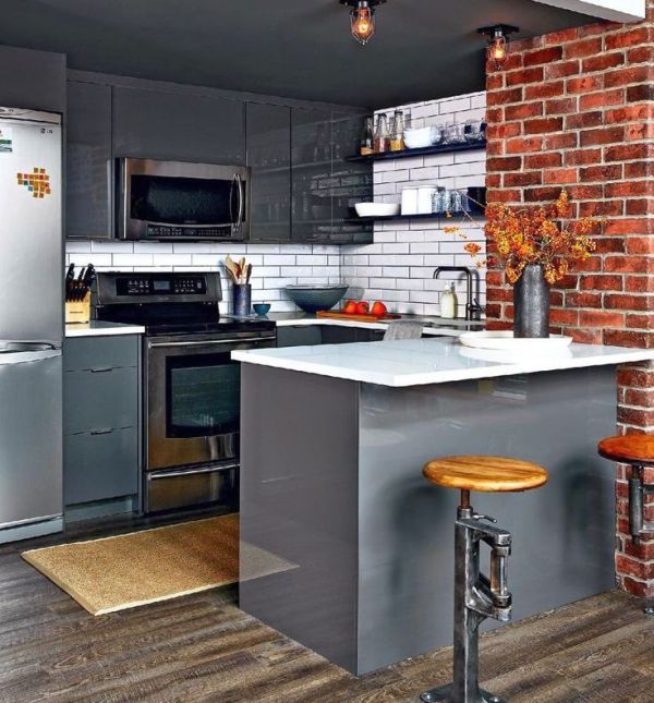 Дизайн небольшой кухни в квартире: современные идеи - фото6