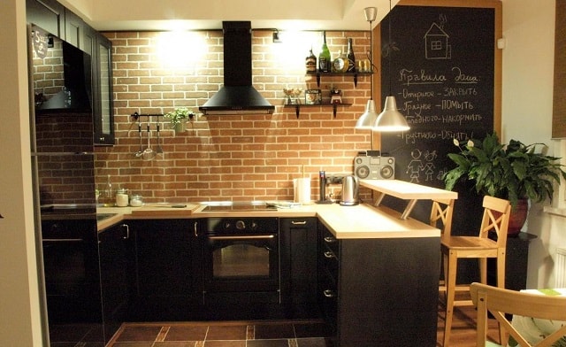 Кухня в стиле лофт в квартире: на что обратить внимание, обзор - фото2