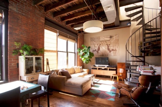 Стиль лофт в интерьере маленькой квартиры - фото4
