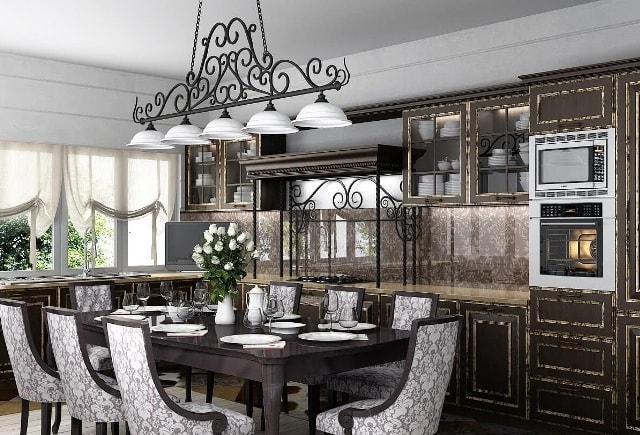 Люстра для кухни в современном стиле - фото8