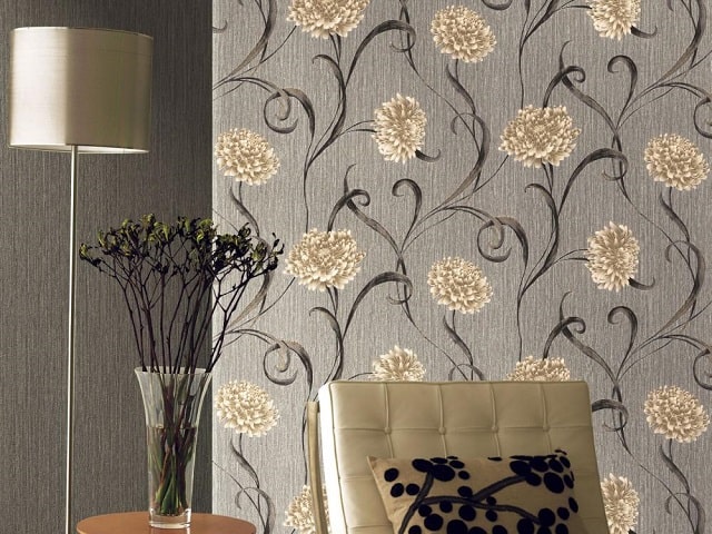 Виниловые обои для стен в интерьере - фото Виниловые обои для стен в интерьере - фото