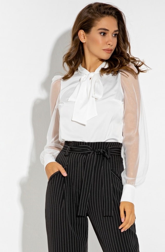 Модные женские блузки: актуальные фасоны - фото1