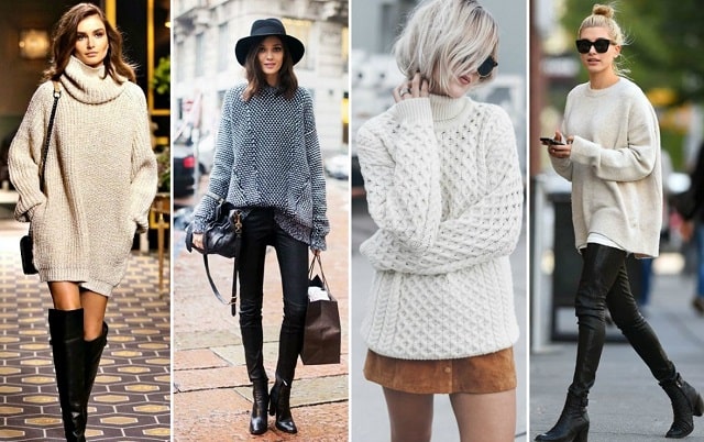 Женский свитер: виды и особенности, с чем носить - фото4