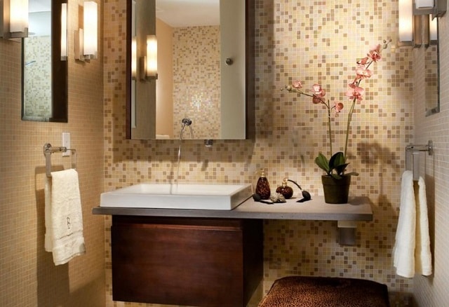 Плитка для ванной комнаты в хрущевке: интересный дизайн, идеи (маленькая площадь 3-5 кв.м.) - фото5 Плитка для ванной комнаты в хрущевке: интересный дизайн, идеи (маленькая площадь 3-5 кв.м.) - фото5