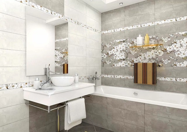 Плитка для ванной: виды, как выбрать, интересные идеи - фото1