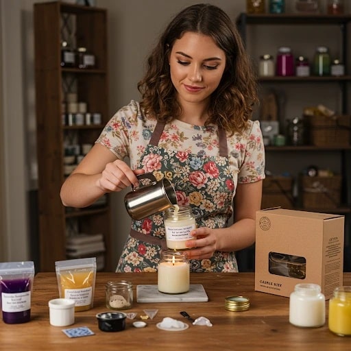 Креативні подарунки для любителів DIY - Набори для створення свічок