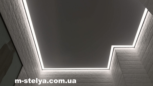 Парящий натяжной потолок