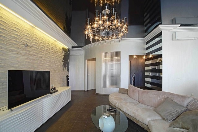 Натяжные потолки: виды материалов, плюсы и минусы, какие лучше выбрать - фото4 Натяжные потолки: виды материалов, плюсы и минусы, какие лучше выбрать - фото4