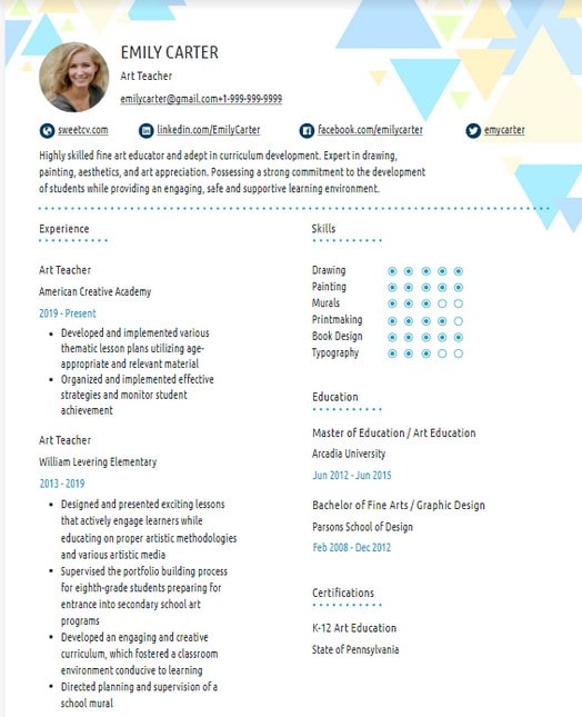 Продающее креативное резюме