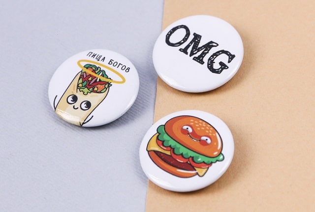 Закатные значки: что это такое, как их делают, применение - фото1