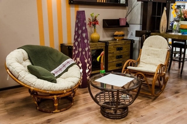 Мебель из ротанга в интерьере: интересные идеи, обзор - фото7