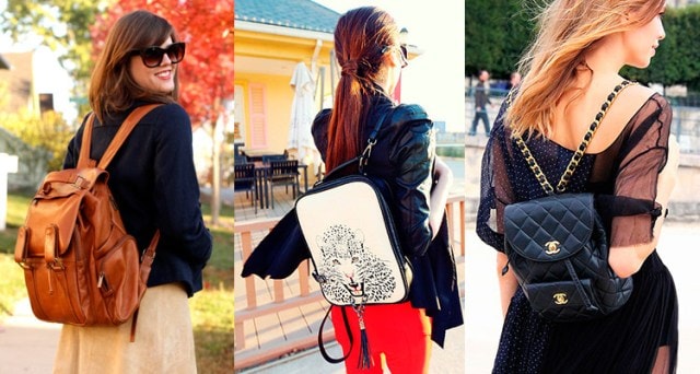 Модный женский кожаный рюкзак: как выбрать, с чем носить - фото1