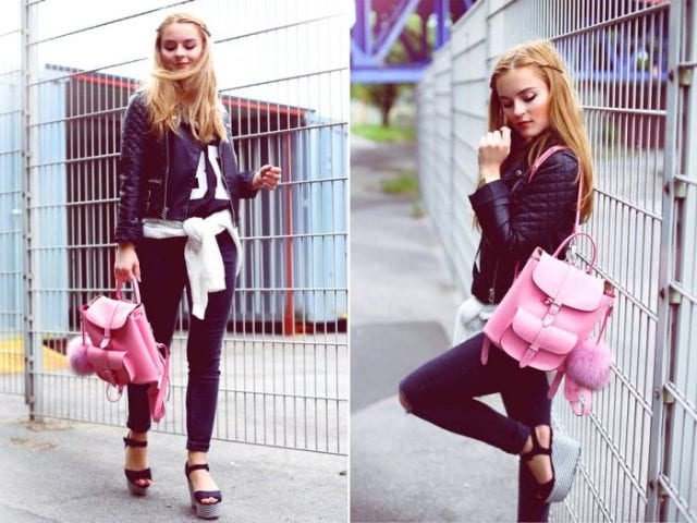 Модный женский кожаный рюкзак: как выбрать, с чем носить - фото2