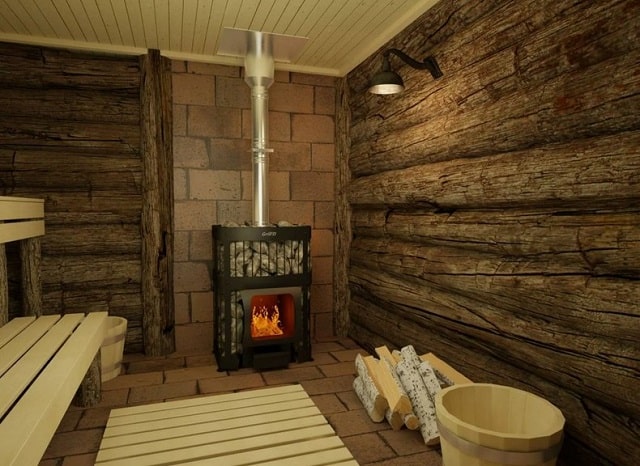 Печи для бани на дровах: виды и особенности, как выбрать - фото4 Печи для бани на дровах: виды и особенности, как выбрать - фото4