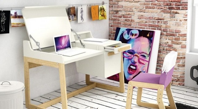 Современный компьютерный стол в интерьере: интересные идеи - фото8