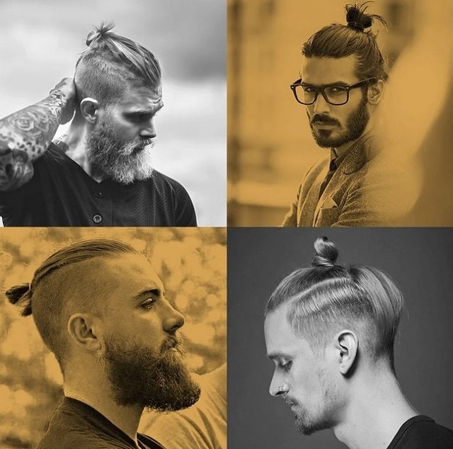 Мужские стрижки для длинных и средних волос - Top Knot