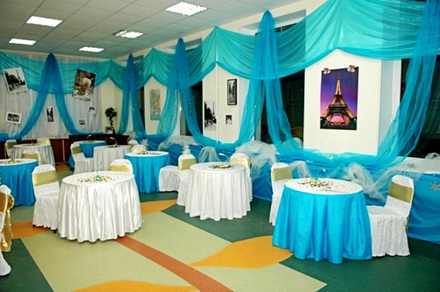 Как украсить зал к свадьбе своими руками - фото2