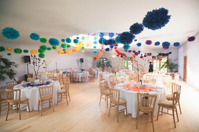 Как украсить зал к свадьбе своими руками - фото6