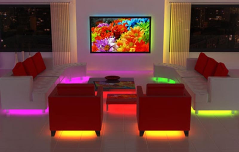 Светодиодная лента в интерьере - фото7