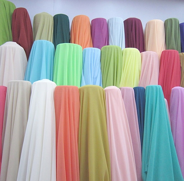 Разные виды шифона