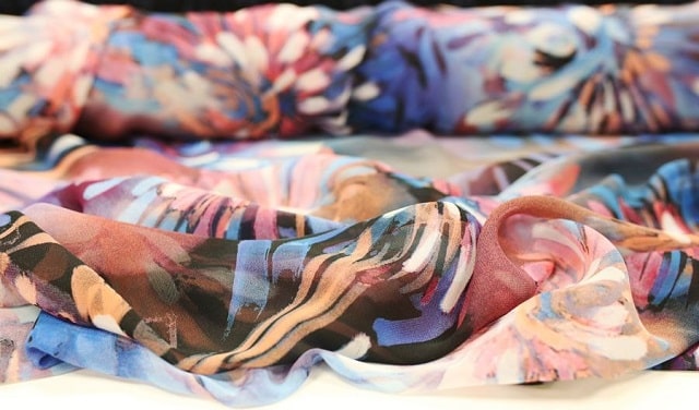 Разноцветный шифон