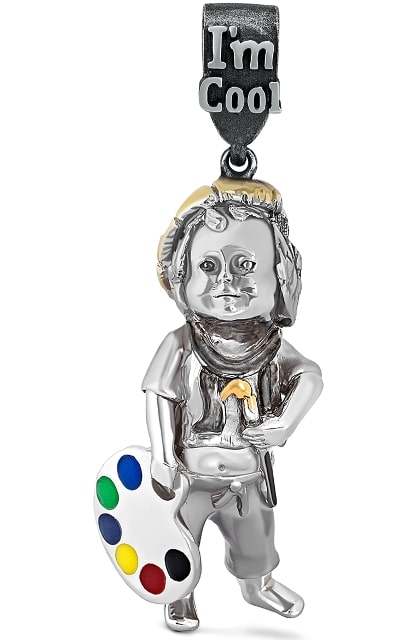Уникальная коллекция серебряных дизайнерских кулонов COOL BABY - фото1