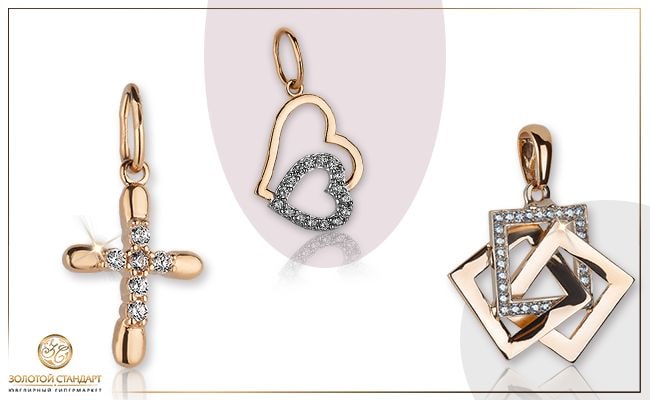 Золотая подвеска: как носить - фото1