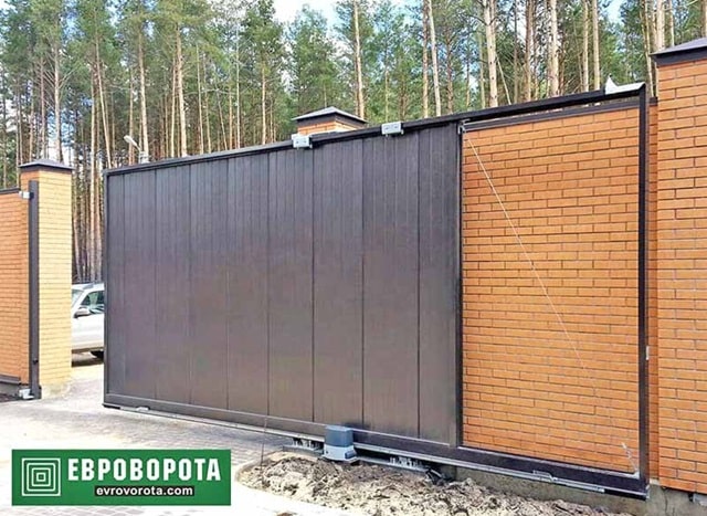 Откатные ворота цена в Киев