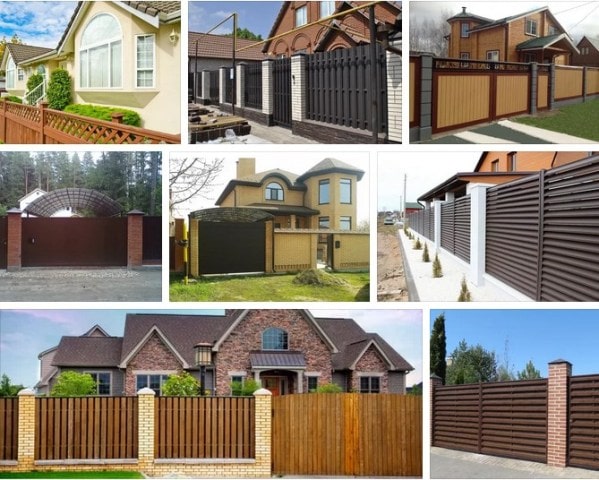 Какой забор лучше поставить в частный дом - фото1