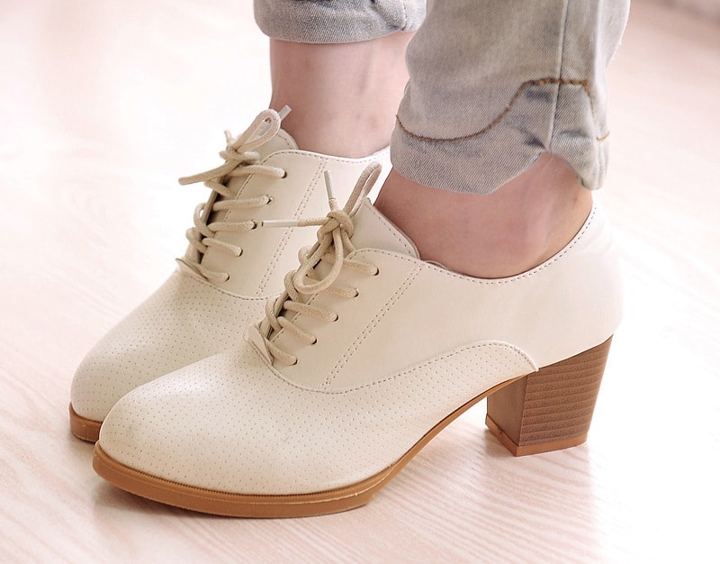 С чем носить женские ботинки Оксфорды - фото2 С чем носить женские ботинки Оксфорды - фото2