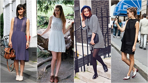 С чем носить женские ботинки Оксфорды - фото4 С чем носить женские ботинки Оксфорды - фото4