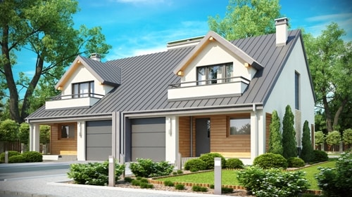 Проекты домов на 2 семьи с разными входами - фото 2 Проекты домов на 2 семьи с разными входами - фото 2