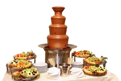 Шоколадный фонтан (фото 4 с фруктами)