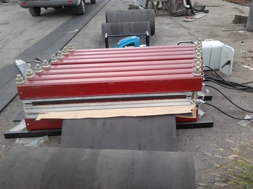 Стыковка конвейерных лент методом горячей вулканизации - фото 1