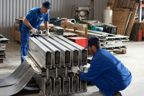 Стыковка конвейерных лент методом горячей вулканизации - фото 2