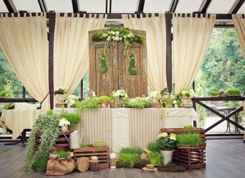 Как украсить свадебный зал своими руками - фото 2