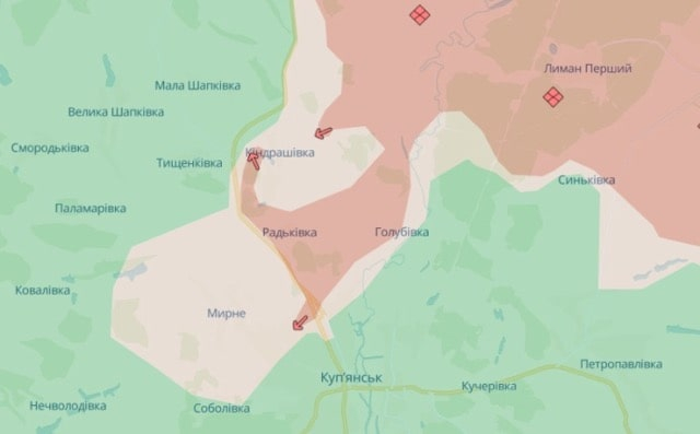 Три ветви трубопровода у Купянска затоплены вместе с россиянами – Генштаб ВСУ